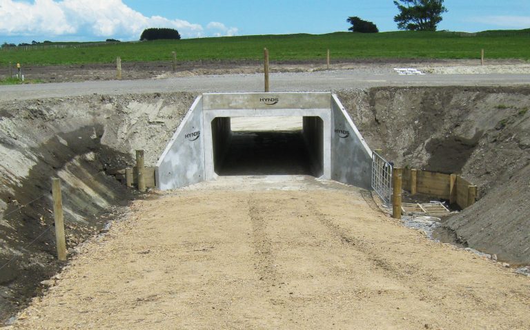 underpass drainage channel
